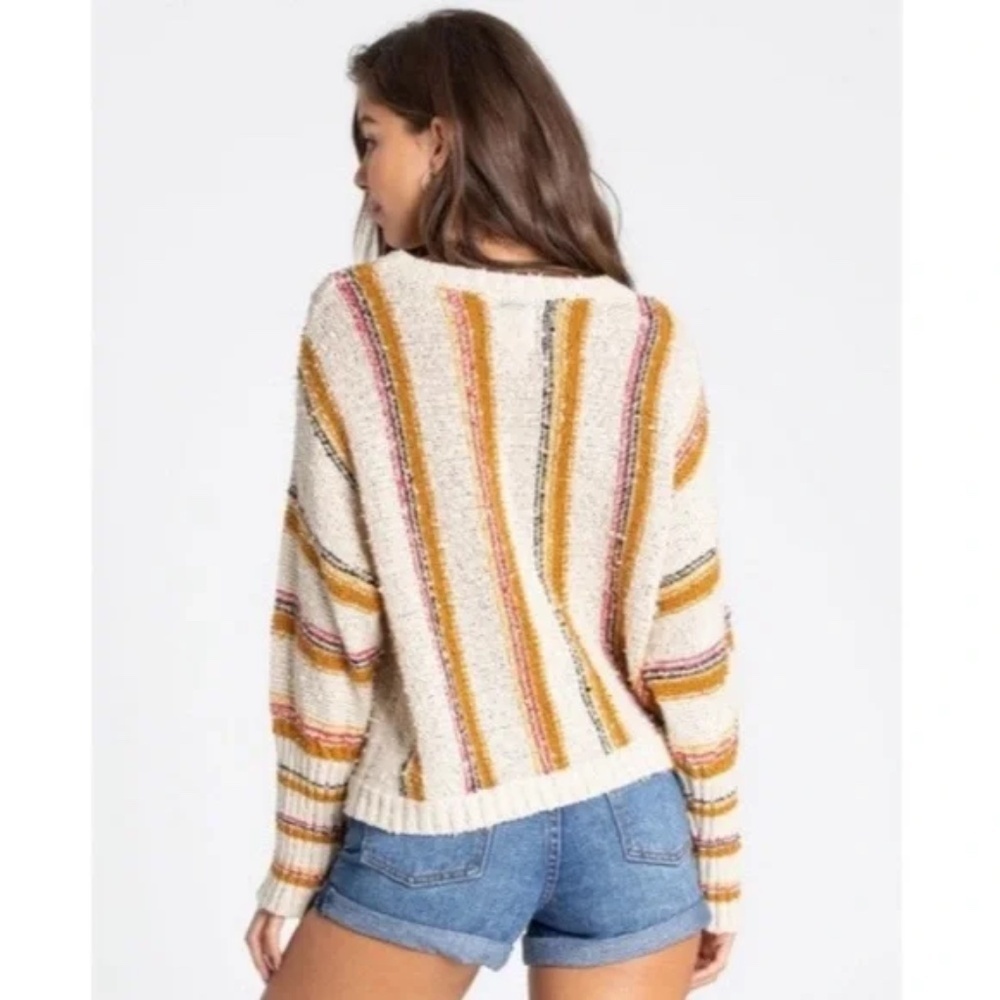 Billabong‎ easy going striped sweater Size Small - Picture 7 of 8